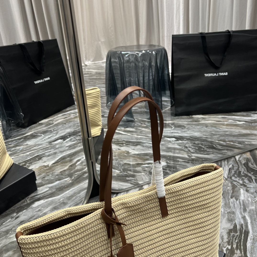Saint Laurent Shopping E/W Beige For Women, Women’s Bags 14.6in/37cm YSL