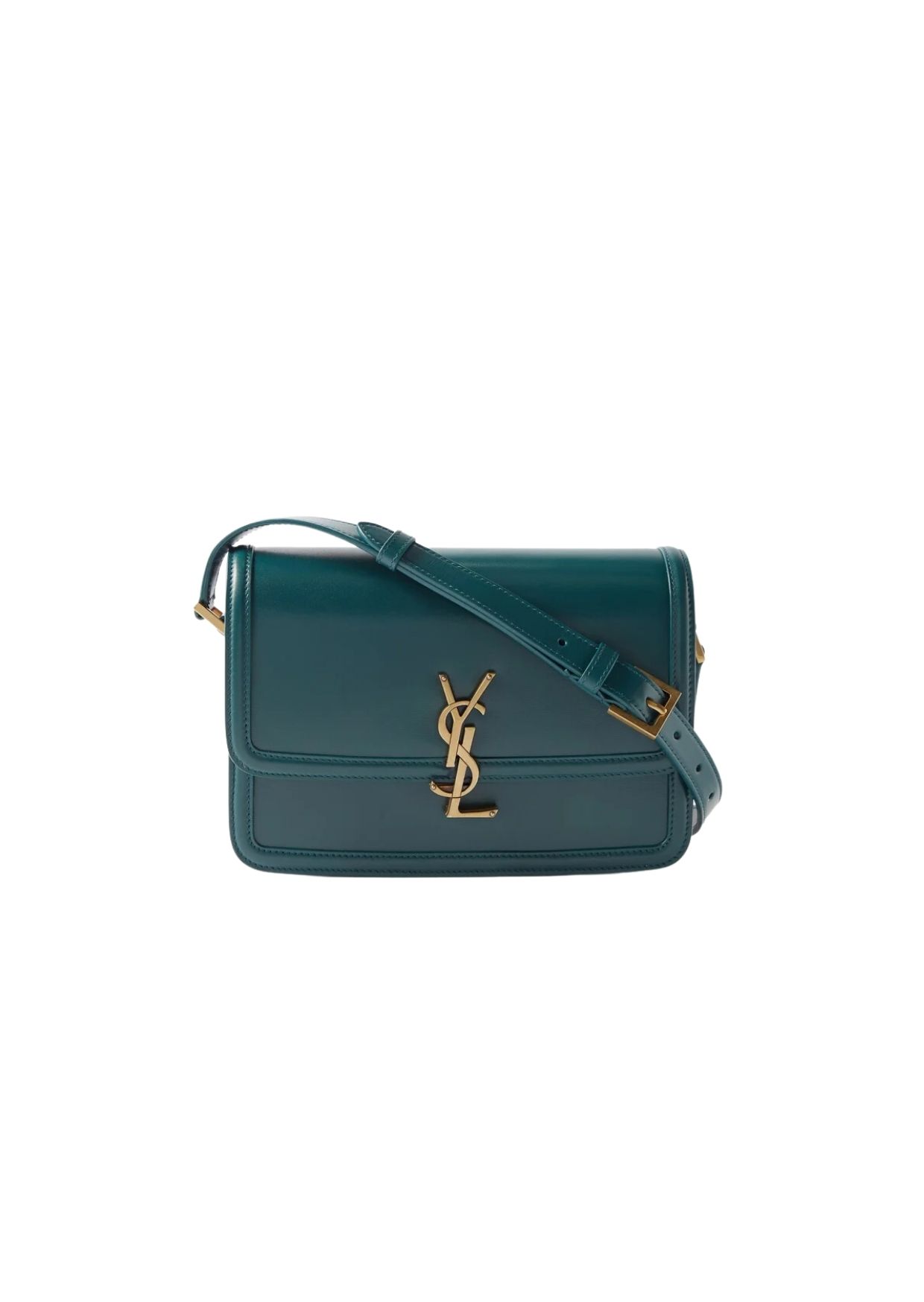 Saint Laurent Solferino YSL-plaque Shoulder Bag Blue For Women 1469950