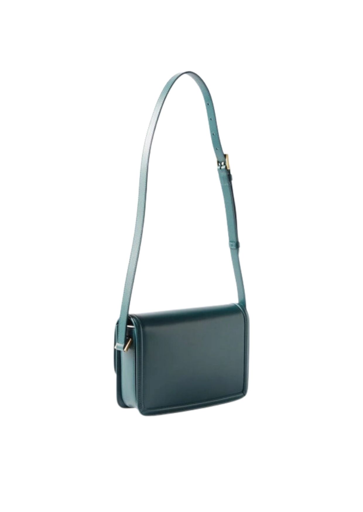 Saint Laurent Solferino YSL-plaque Shoulder Bag Blue For Women 1469950