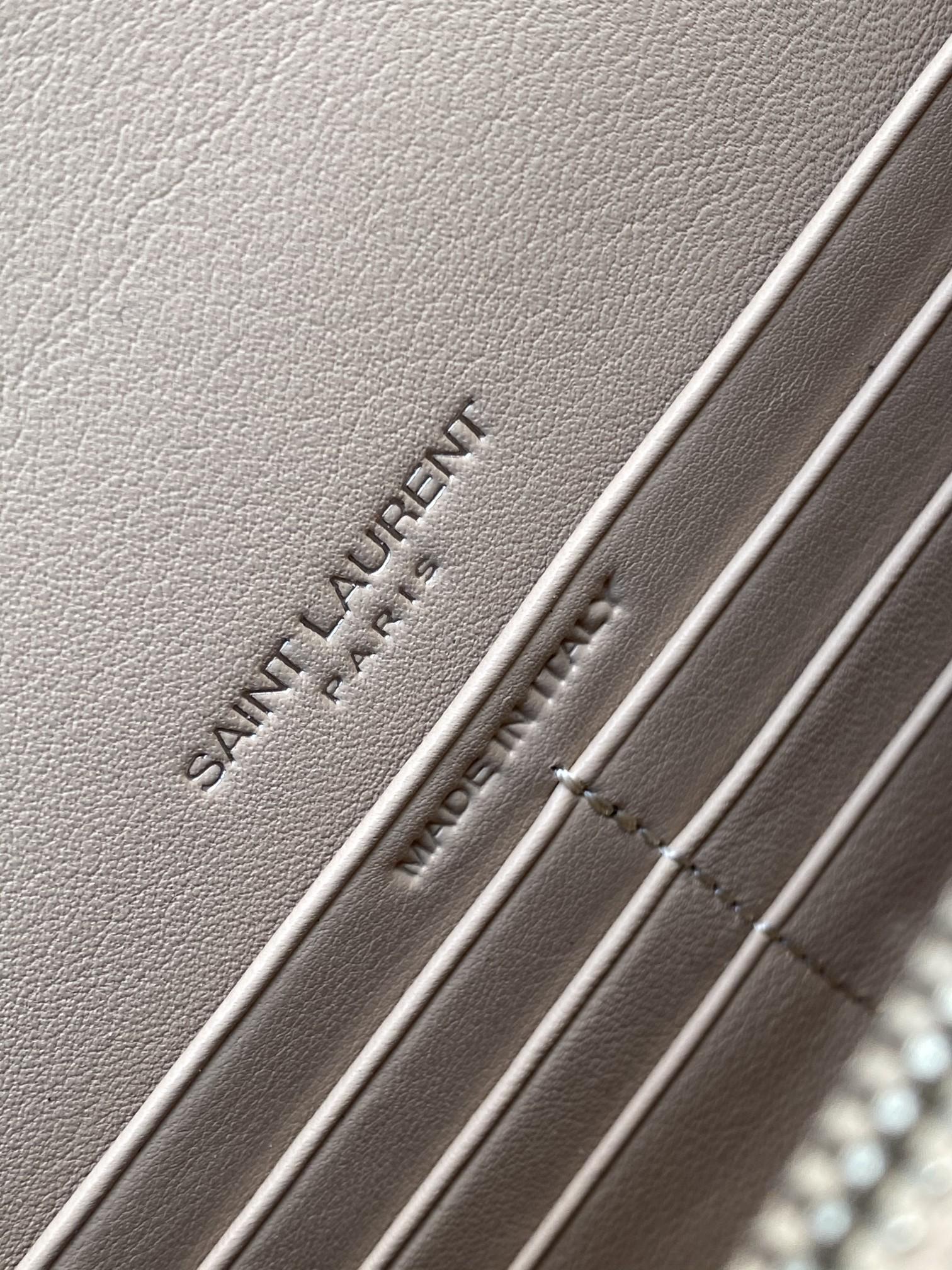 Saint Laurent Sunset Chain Bag With Silver Hardware For Women 7.4in/19cm YSL 533026DND1N9207