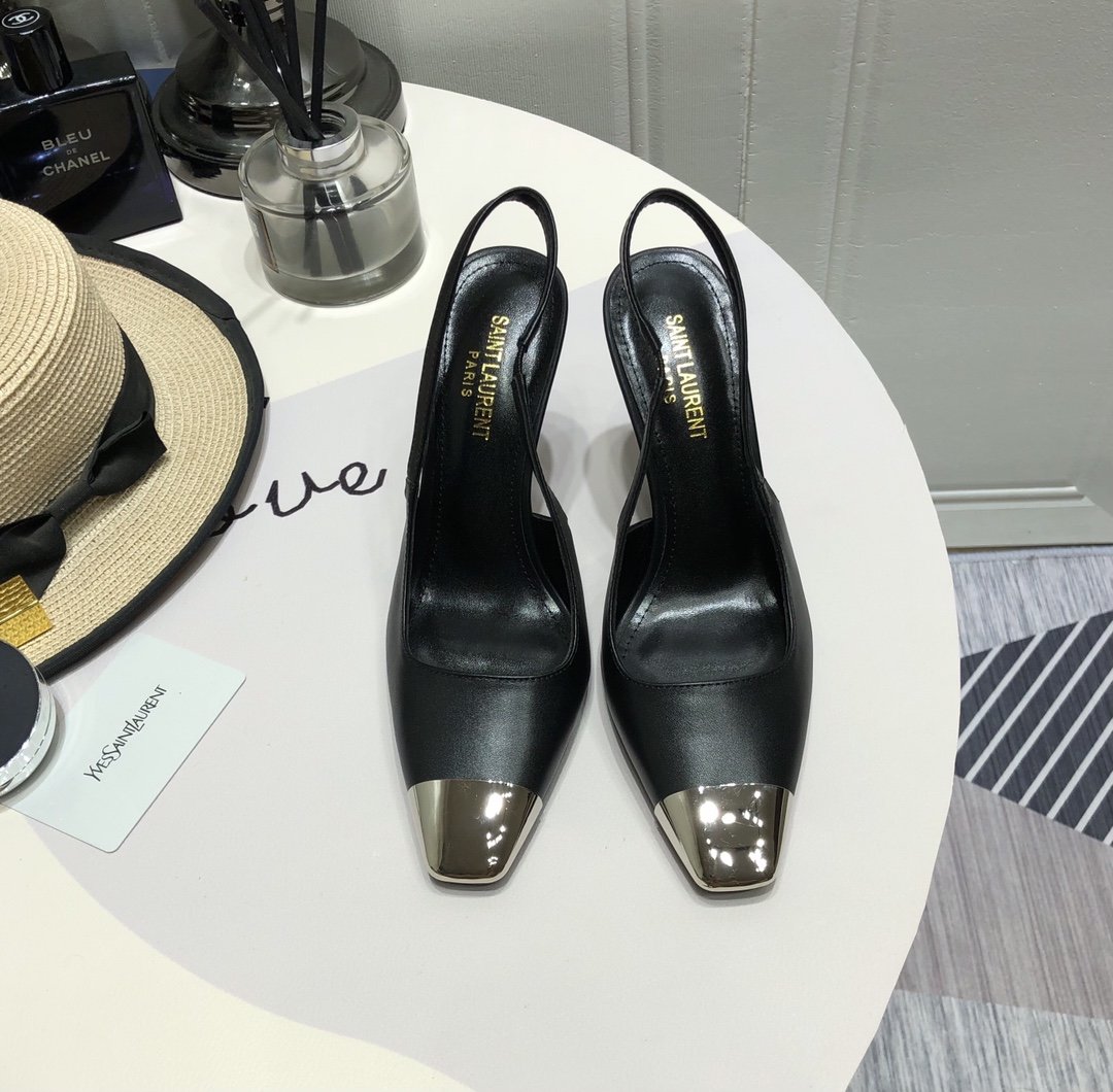 Saint Laurent Women’s Blade Slingback Pumps Black For Women YSL
