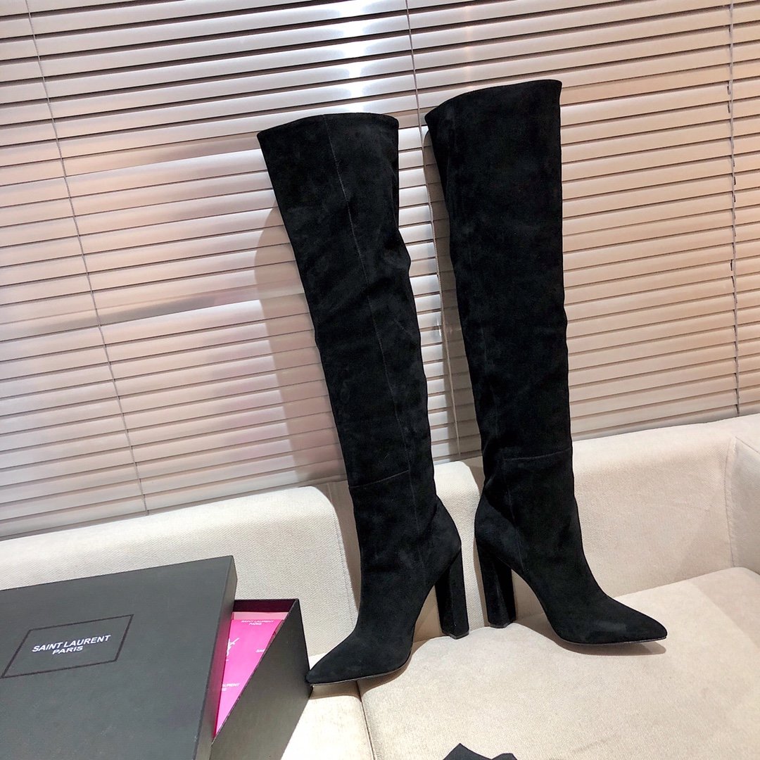 Saint Laurent Women’s High Boots Black For Women YSL
