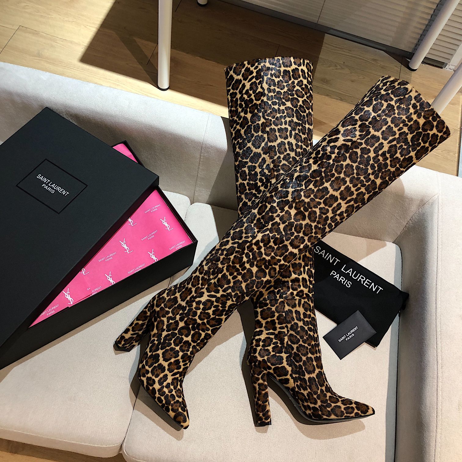 Saint Laurent Women’s High Boots Multicolor For Women YSL