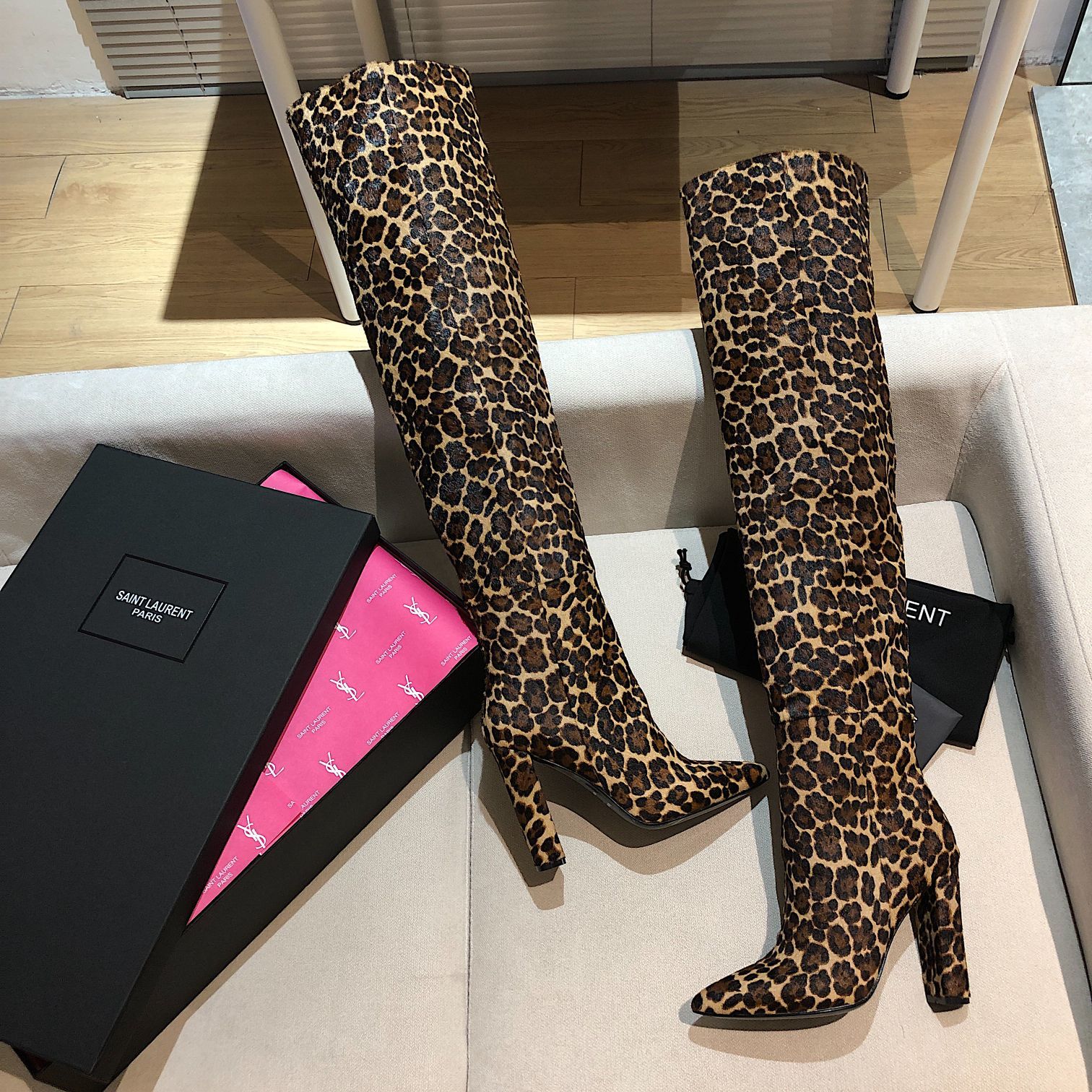 Saint Laurent Women’s High Boots Multicolor For Women YSL