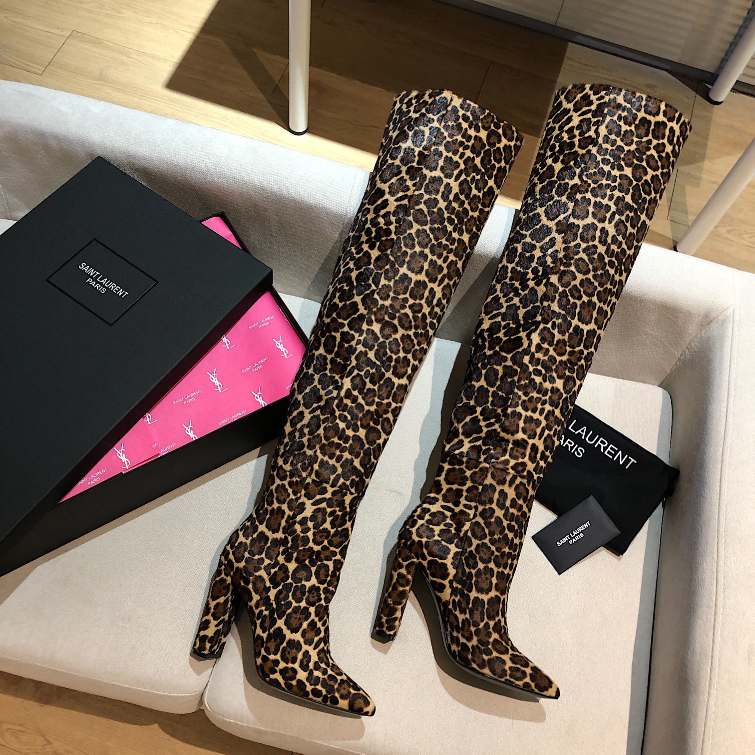 Saint Laurent Women’s High Boots Multicolor For Women YSL