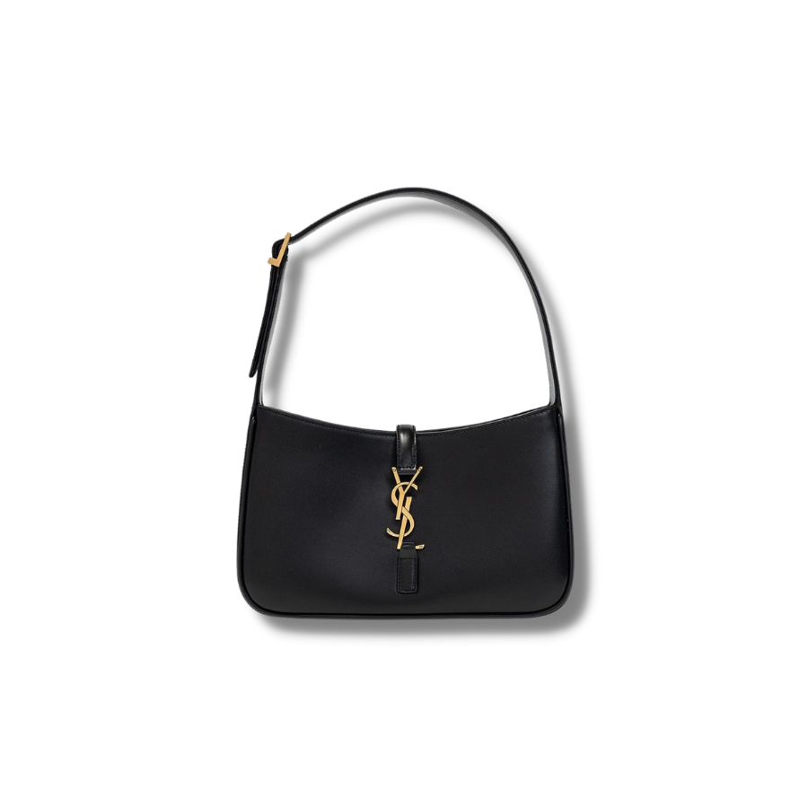 Saint Laurent YSL Small ‘Le 5 À 7 Hobo Bag In Smooth Leather Black For Women – 6572282R20W1000