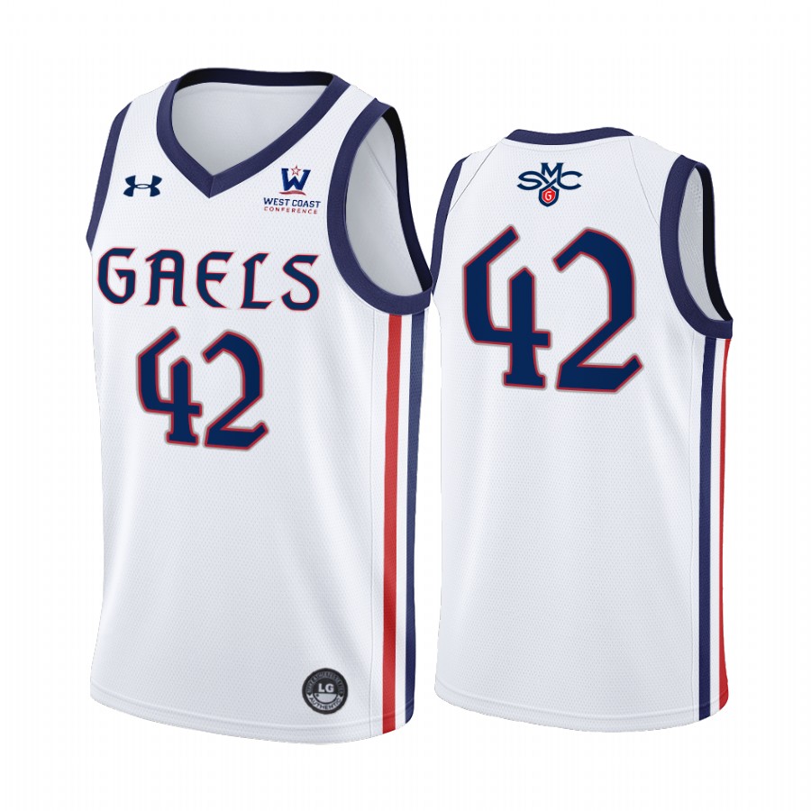 Saint Mary's Gaels Dan Fotu Jersey 2022 College White Uniform