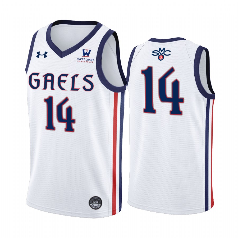 Saint Mary's Gaels Kyle Bowen Jersey 2022 College White Uniform