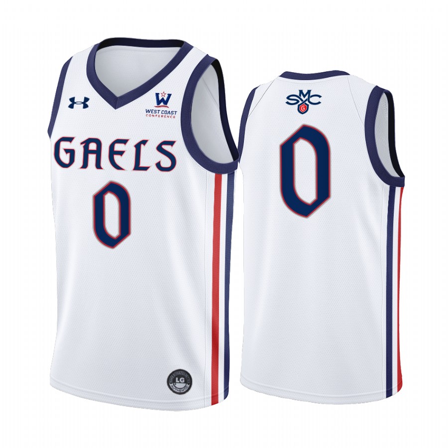 Saint Mary's Gaels Logan Johnson Jersey 2022 College White Uniform