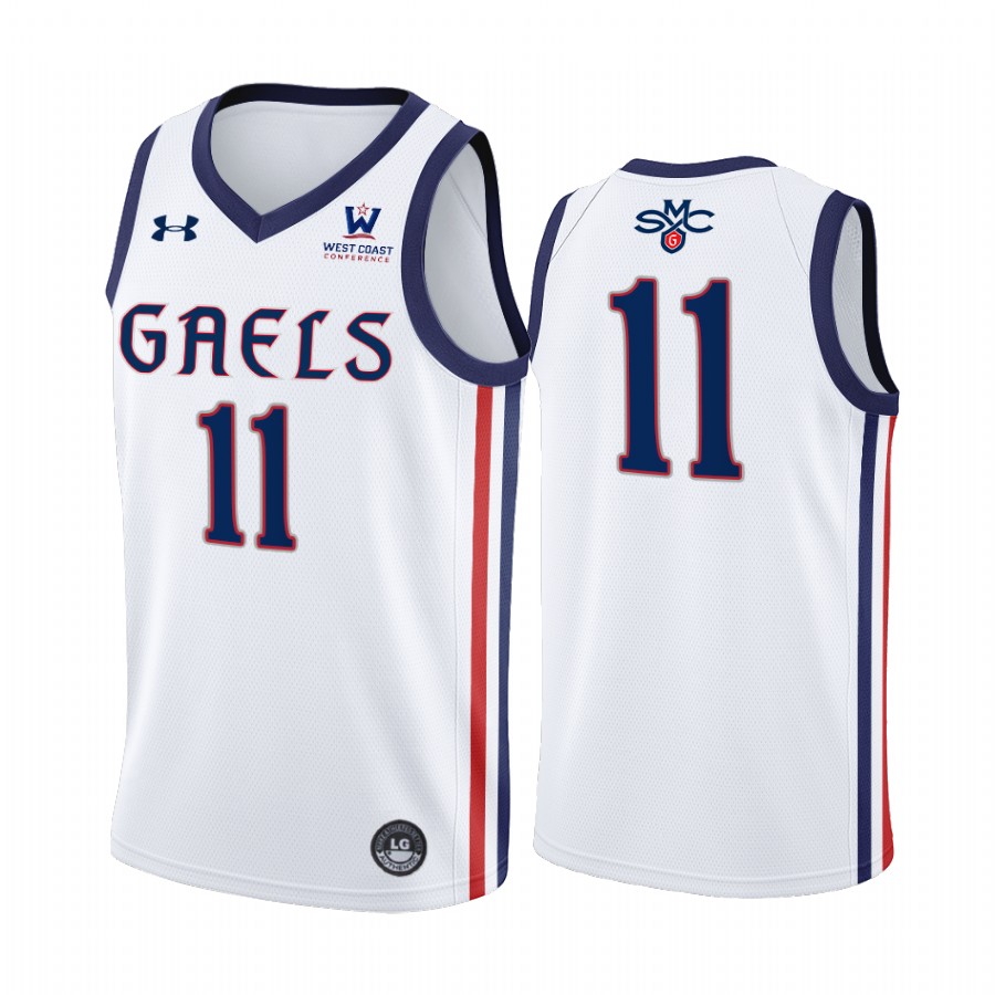 Saint Mary's Gaels Matthias Tass Jersey 2022 College White Uniform