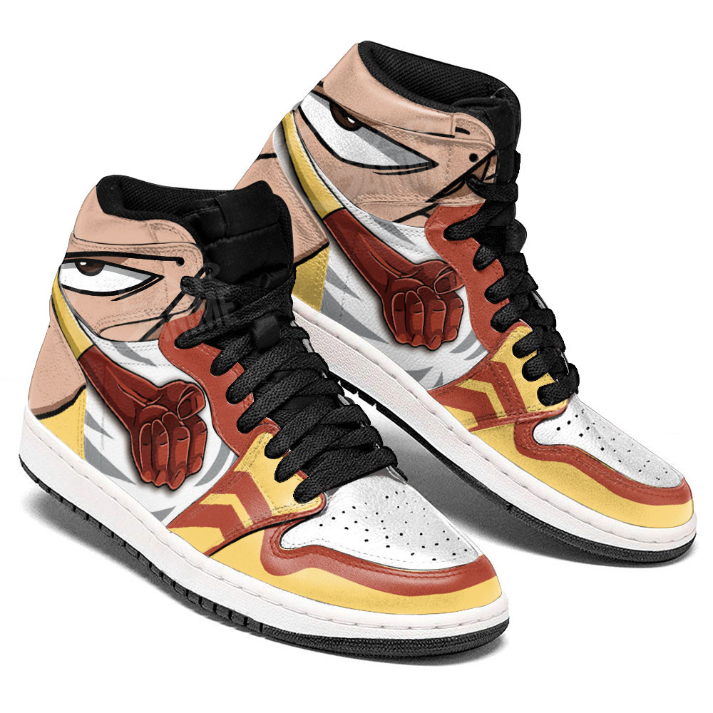 Saitama JD1s Sneakers One Punch Man Anime Shoes, Air Jordan Hightop
