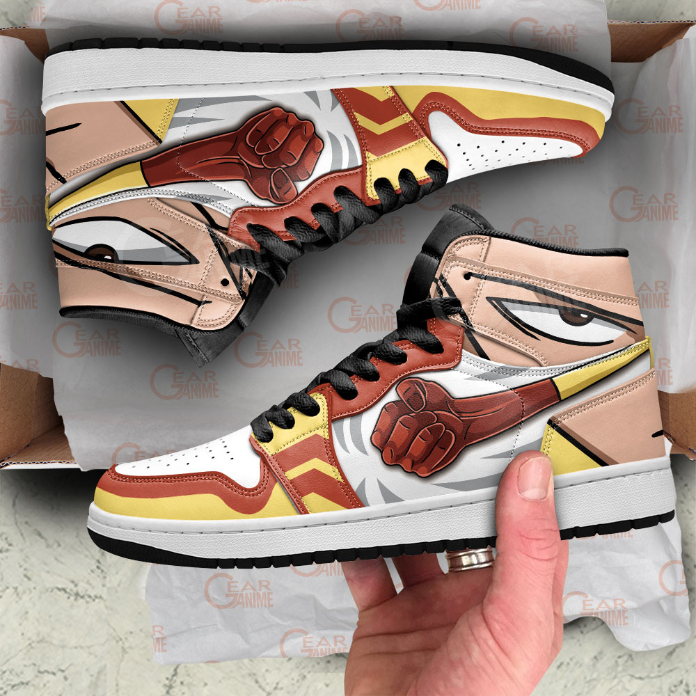 Saitama JD1s Sneakers One Punch Man Anime Shoes, Air Jordan Hightop