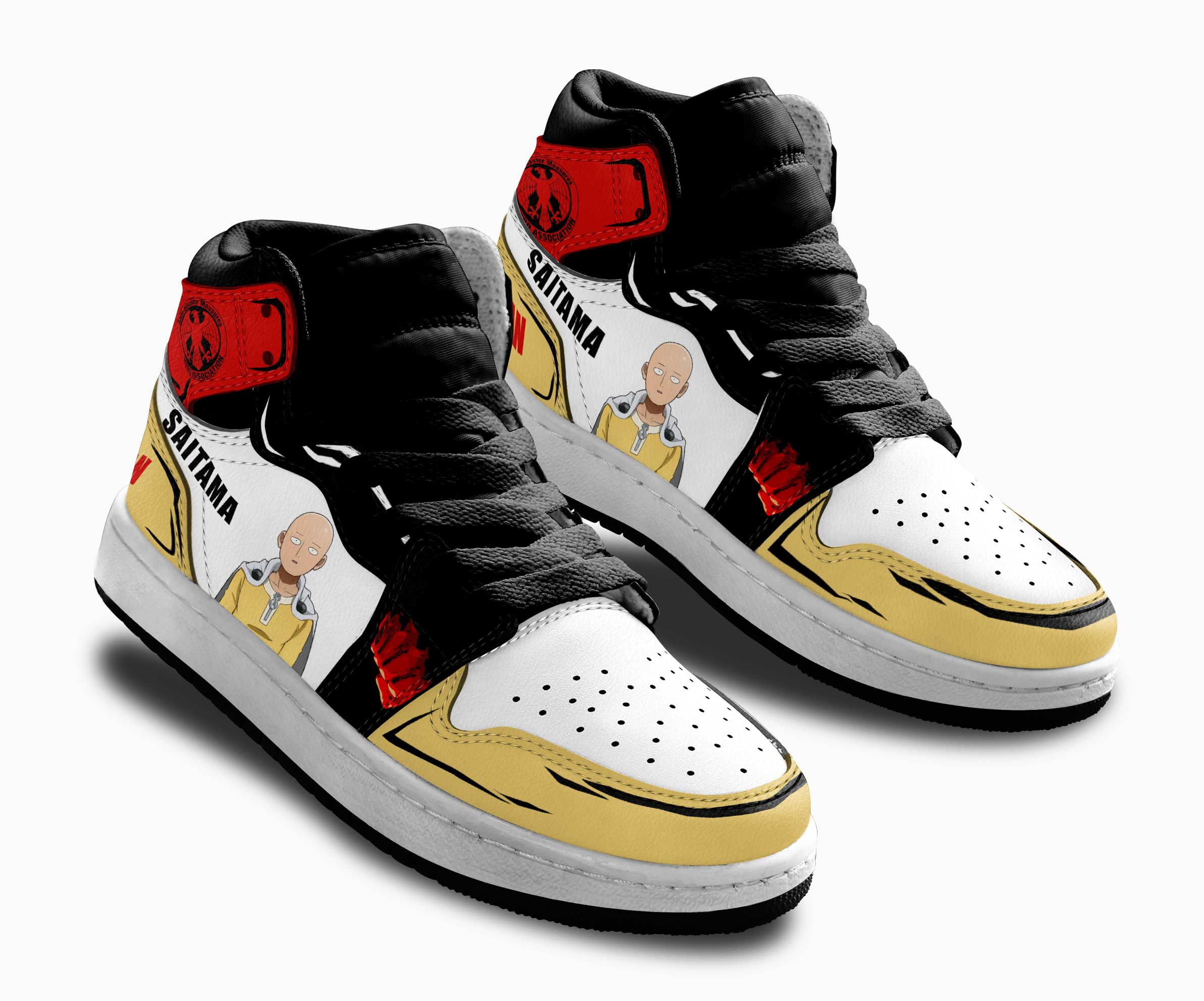 Saitama Kids Sneakers Custom Anime One Punch Man Shoes For Kids