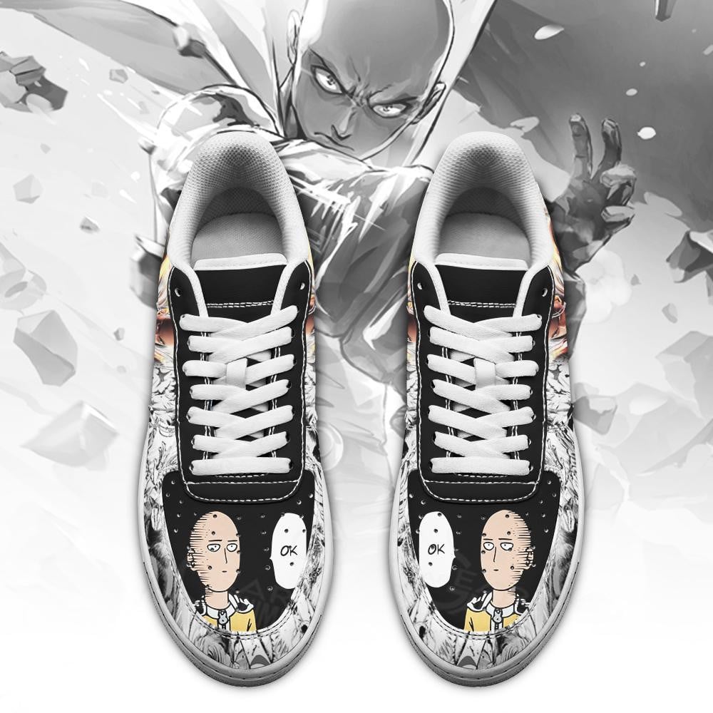 Saitama One Punch Man Sneakers Anime Custom Shoes