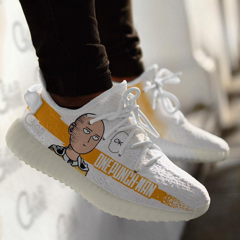 Saitama Shoes Oppai One Punch Man Custom Anime Sneakers TT10