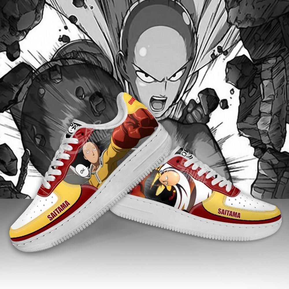Saitama Sneakers One Punch Man Anime Custom Shoes