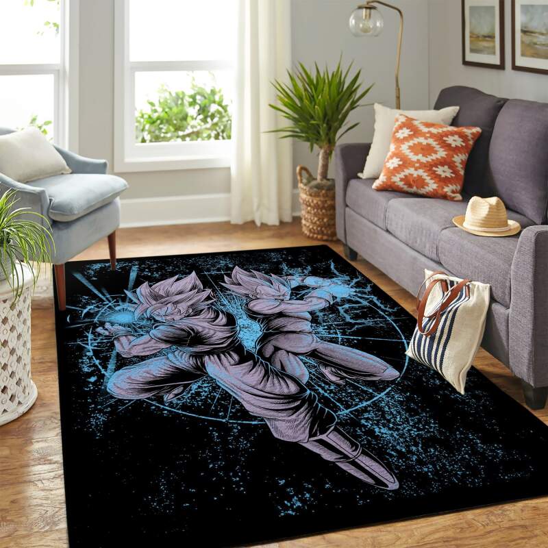 Saiyan Goku Dragon Ball Carpet Rectangle Rug