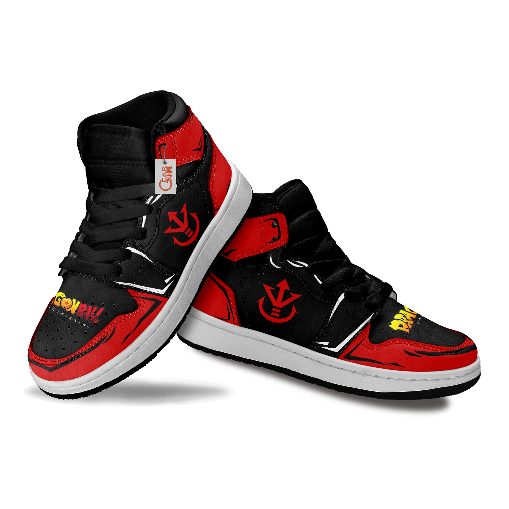 Saiyan Royal Family Symbol Kids Sneakers Custom Anime Kids Shoes