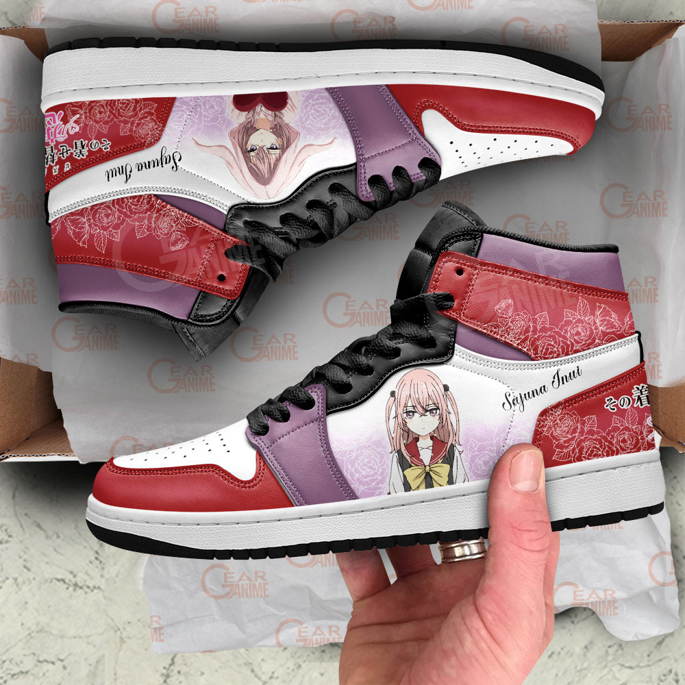 Sajuna Inui JD1s Sneakers My Dress-Up Darling Anime Shoes, Air Jordan Hightop