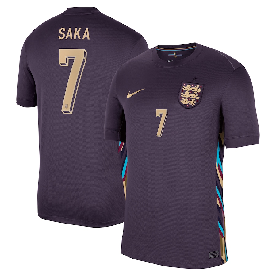 Saka Men's England 2024 Stadium Away Soccer Jersey