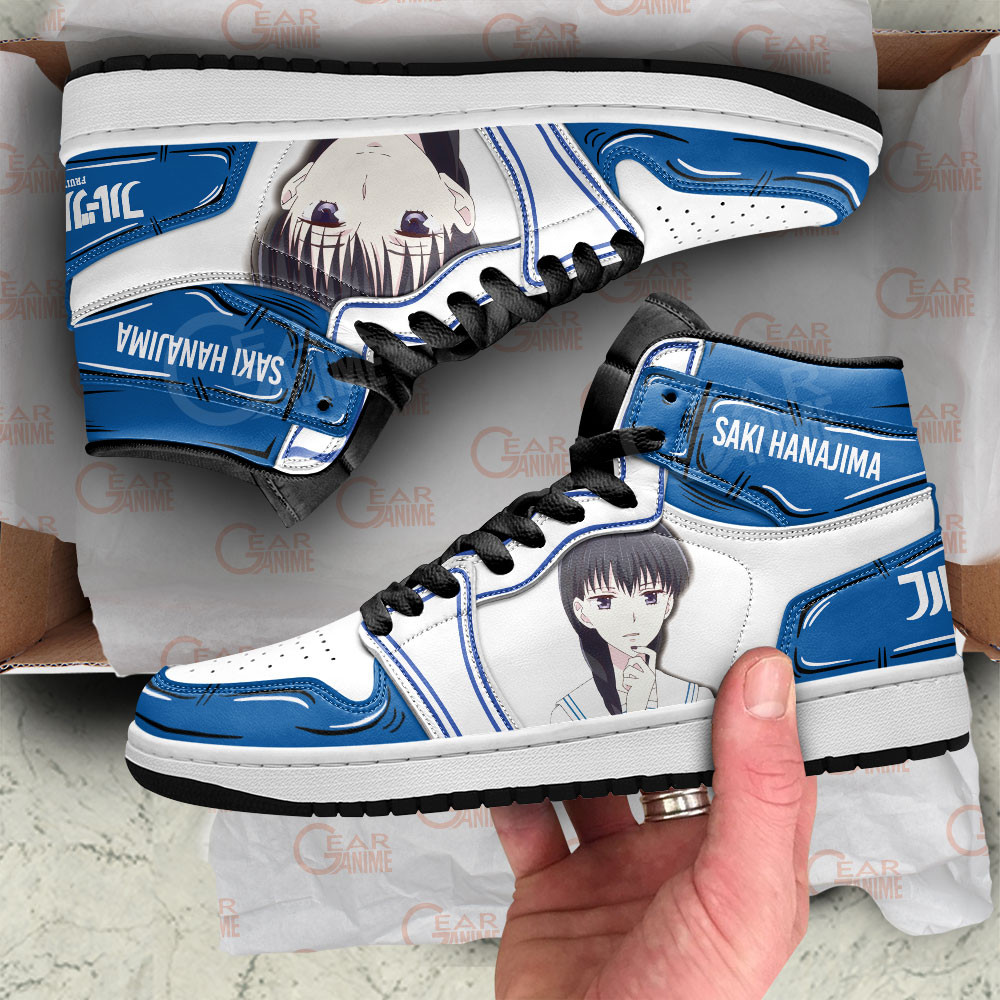 Saki Hanajima JD1s Sneakers Fruits Basket Anime Shoes For Fans, Air Jordan Hightop