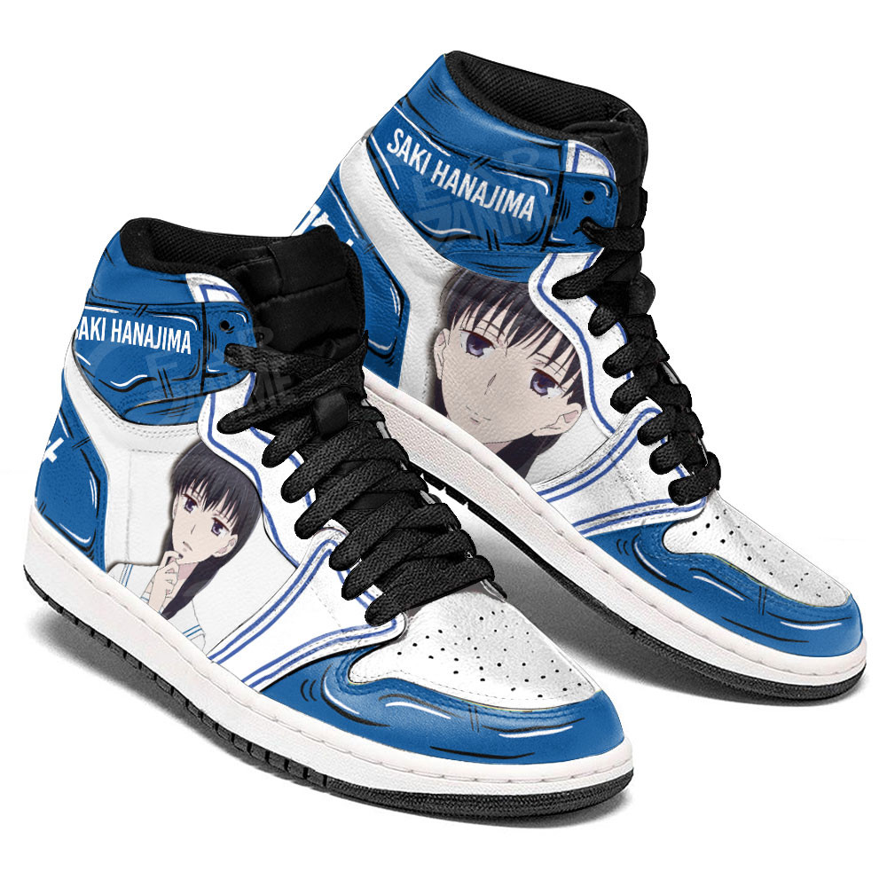 Saki Hanajima JD1s Sneakers Fruits Basket Anime Shoes For Fans, Air Jordan Hightop