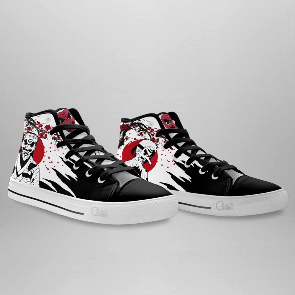 Sakonji Urokodaki High Top Shoes Custom Demon Slayer Sneakers Japan Style