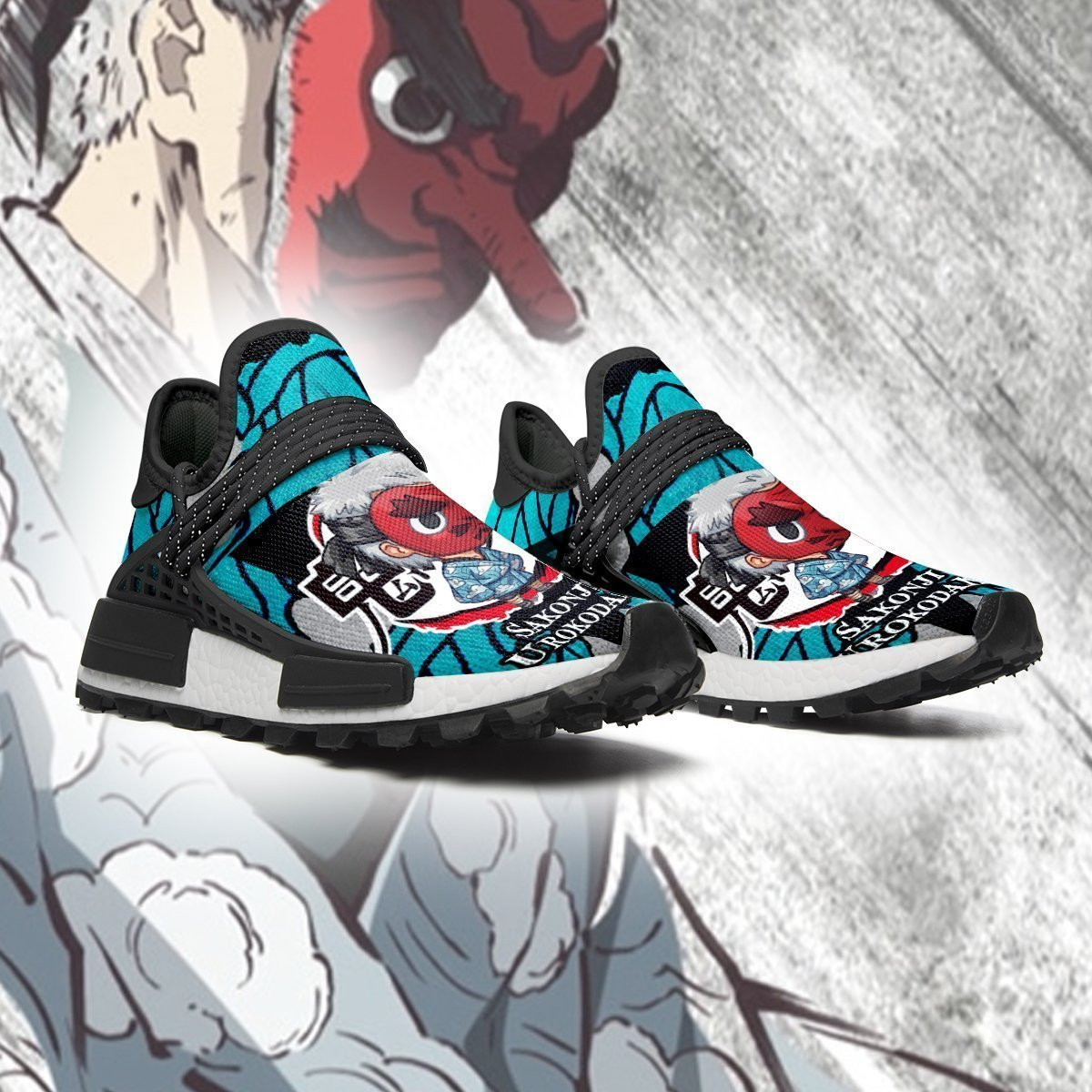 Sakonji Urokodaki Shoes Demon Slayer Anime Sneakers, NMD Shoes
