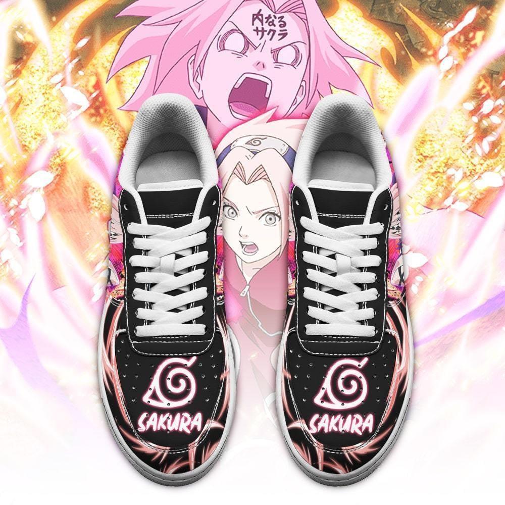 Sakura Haruno Sneakers Custom Anime Shoes Leather
