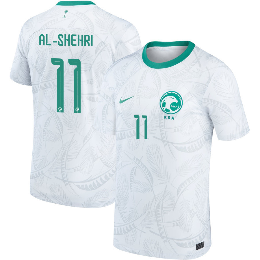 Saleh Al-Shehri 11 Saudi Arabia National Team Qatar World Cup 2022-23 Home Soccer Jersey