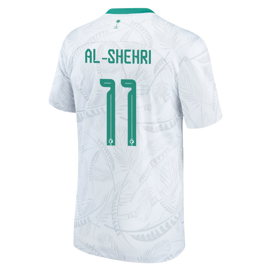 Saleh Al-Shehri 11 Saudi Arabia National Team Qatar World Cup 2022-23 Home Soccer Jersey