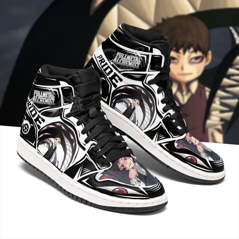 Salim Bradley-Pride Fullmetal Alchemist Anime 1 High Top Air Jordan Sneaker, Air Jordan Hightop