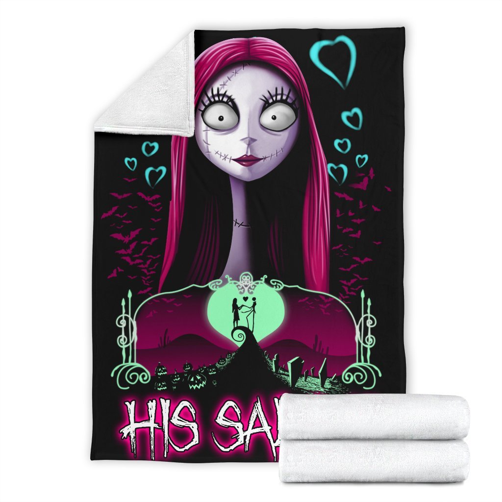 Sally Nightmare Before Christmas Sherpa Blanket Cozy Blanket Fleece Blanket