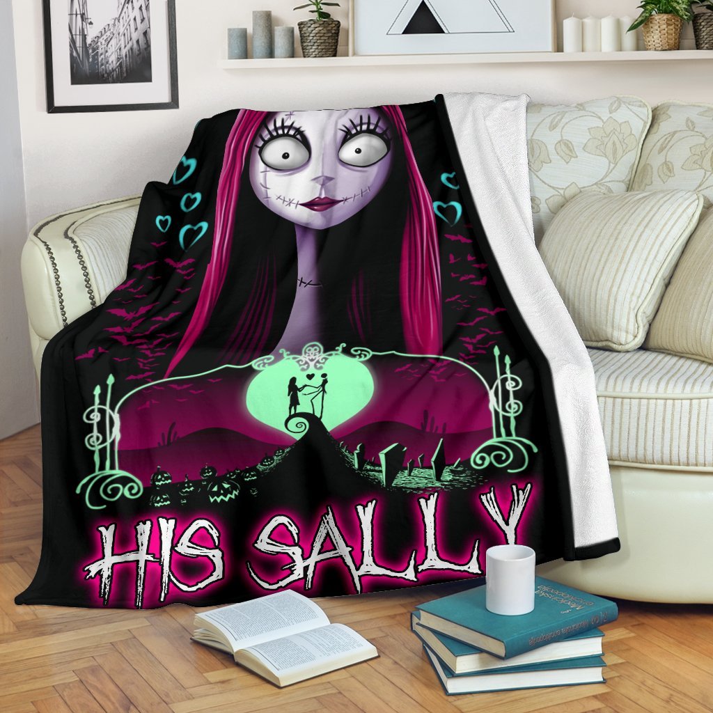 Sally Nightmare Before Christmas Sherpa Blanket Cozy Blanket Fleece Blanket