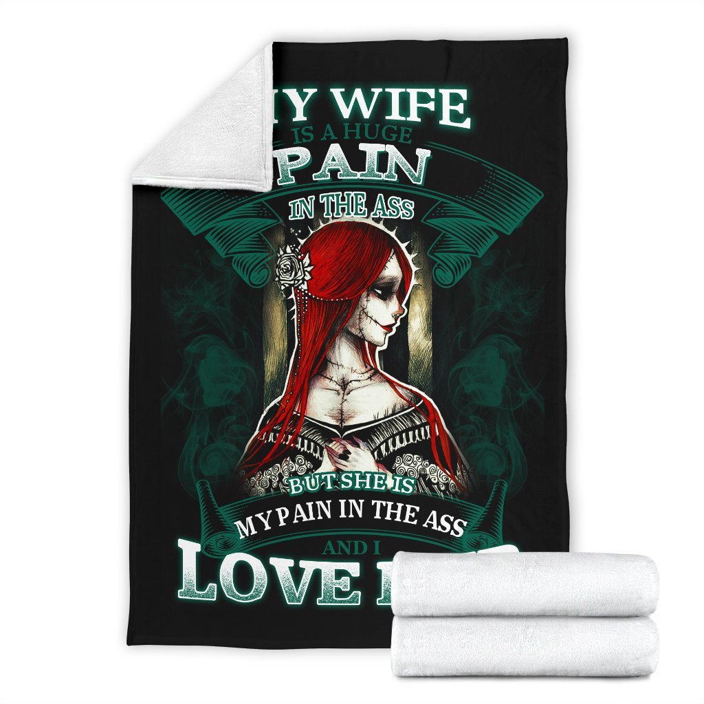 Sally Wife Sherpa Blanket Cozy Blanket Fleece Blanket
