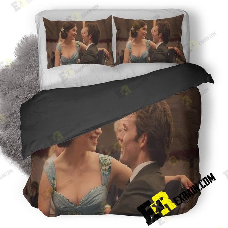 Sam Claflin And Emilia Clarke Qhd 3D Customized Duvet Cover Bedding Set