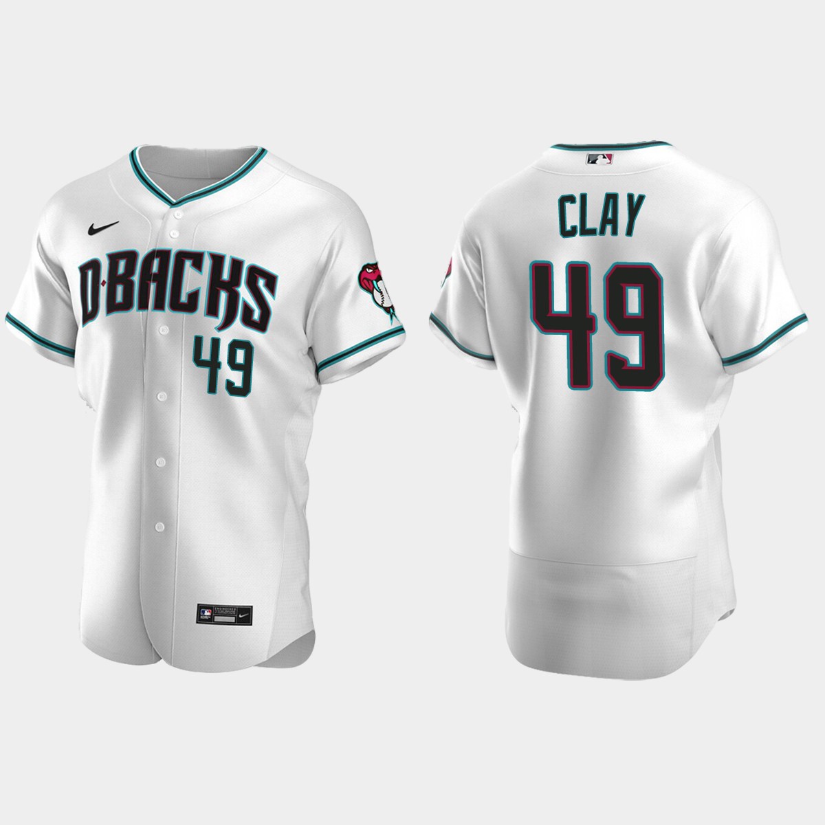 Sam Clay Arizona Diamondbacks Alternate Jersey - White