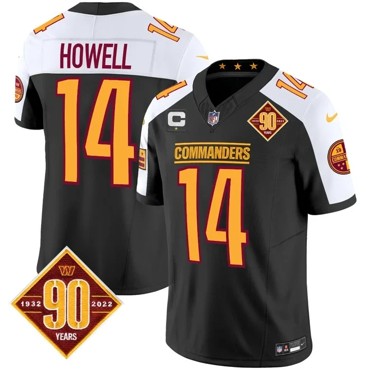 Sam Howell Washington Commanders Black Alternate Black Alternate Jersey - All Stitched 