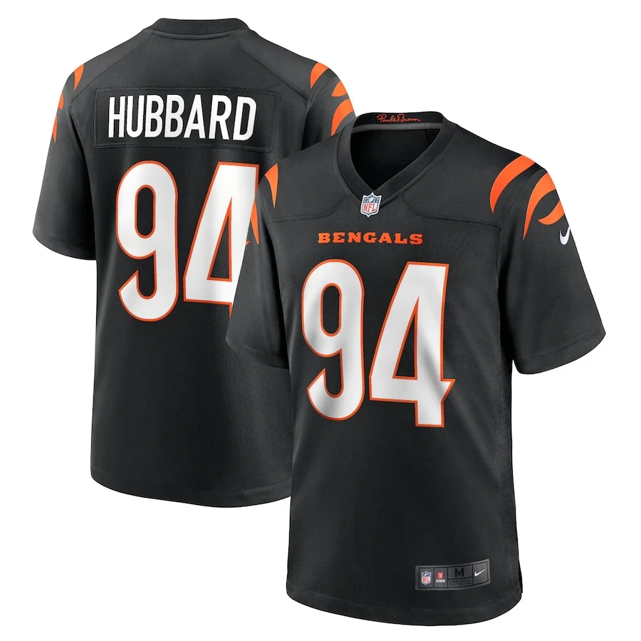 Sam Hubbard Cincinnati Bengals Black Game Jersey - All Stitched 