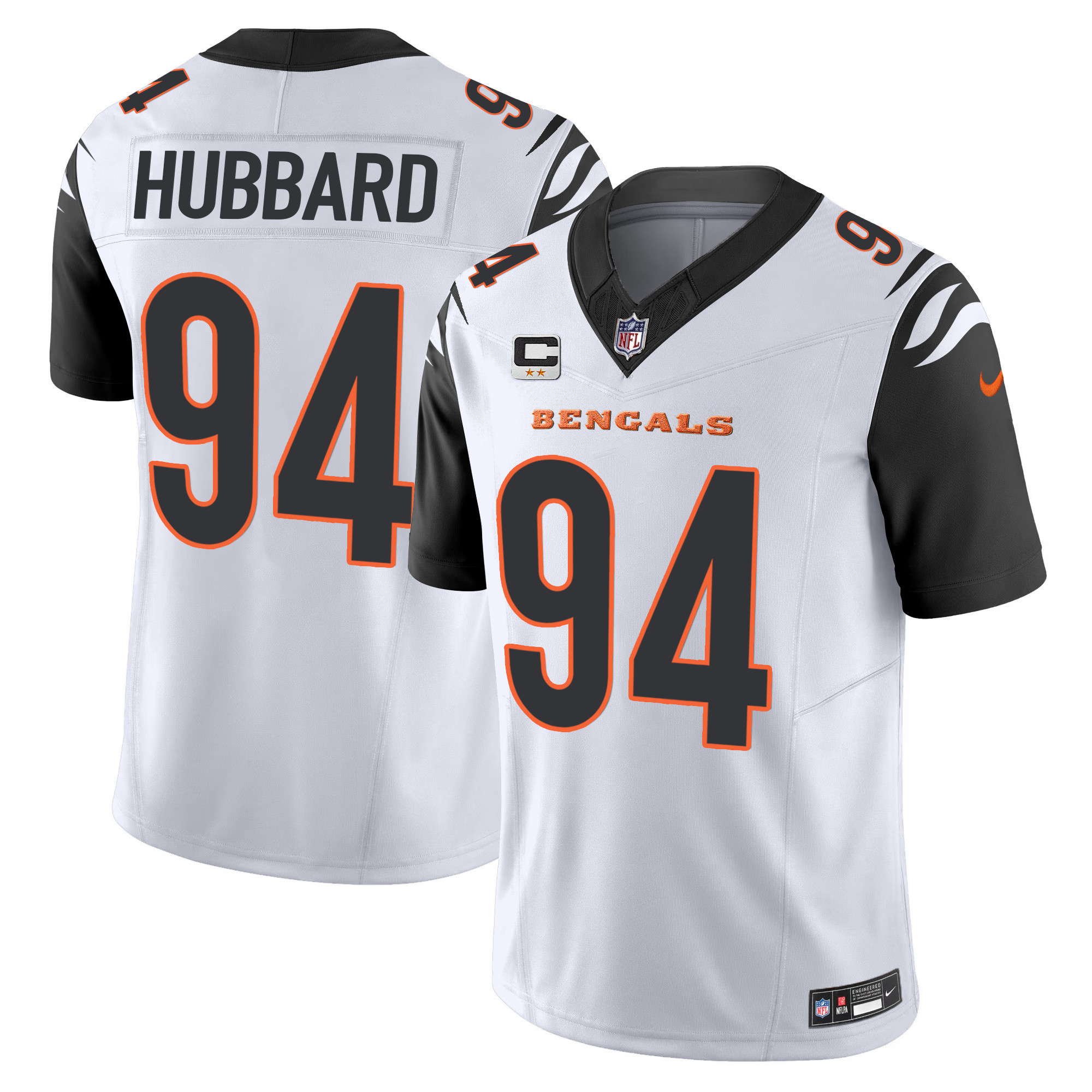 Sam Hubbard Men's Cincinnati Bengals Vapor Limited Color Rush Jersey - All Stitched 