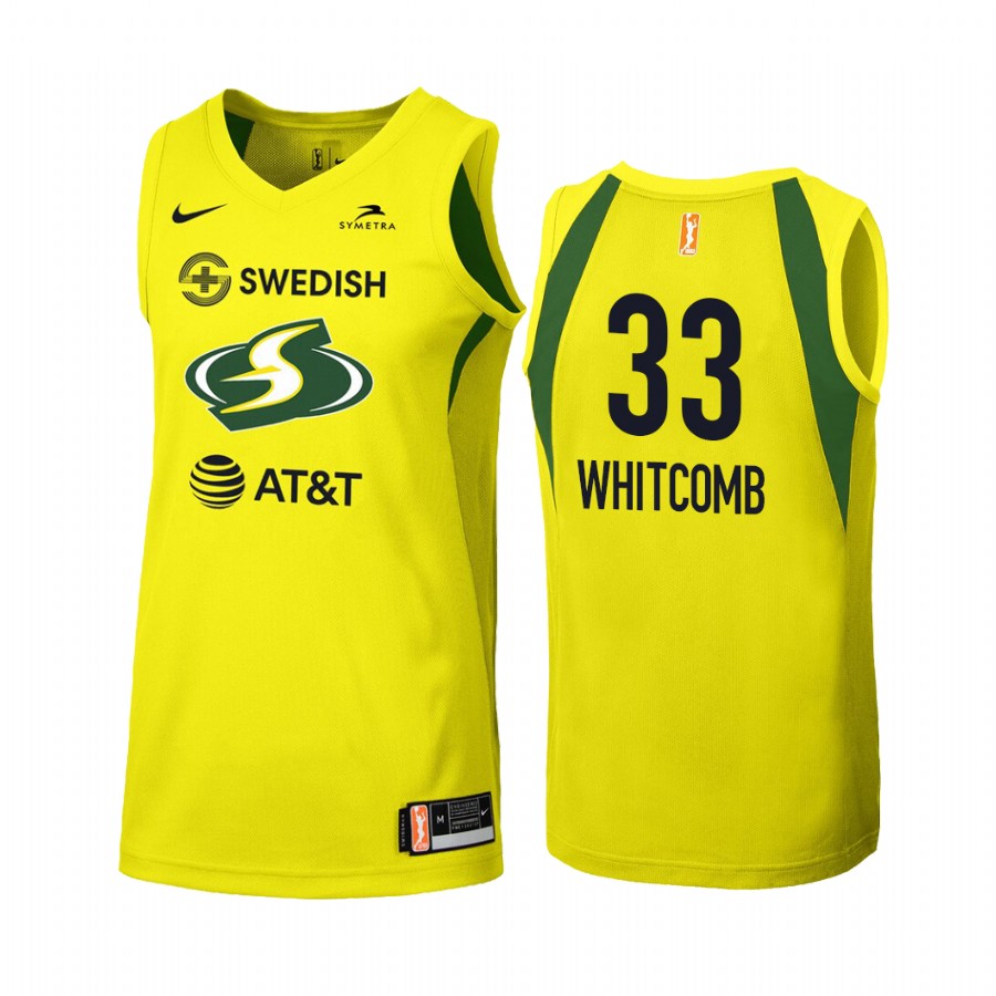 Sami Whitcomb WNBA Primary Women's Yellow Jersey