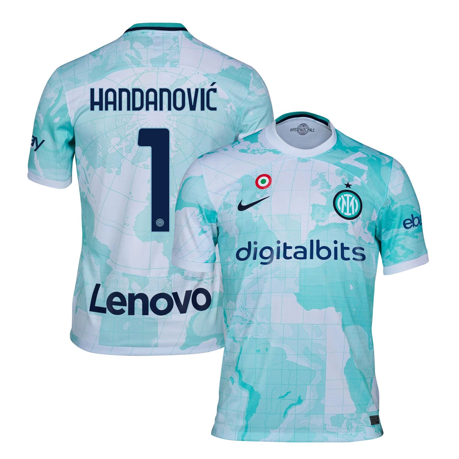Samir Handanovi? 1 Inter Milan 2022/23 Away Men Jersey – Light Green