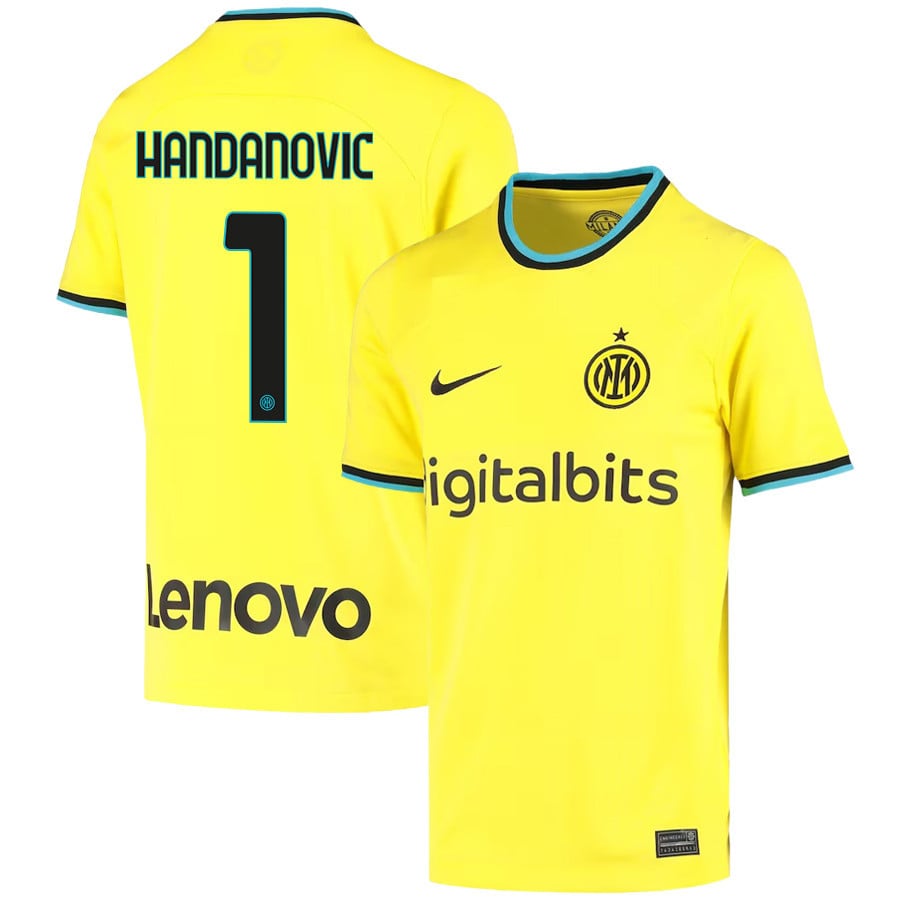 Samir Handanovi? 1 Inter Milan 2022/23 Third Jersey – Youth, Yellow