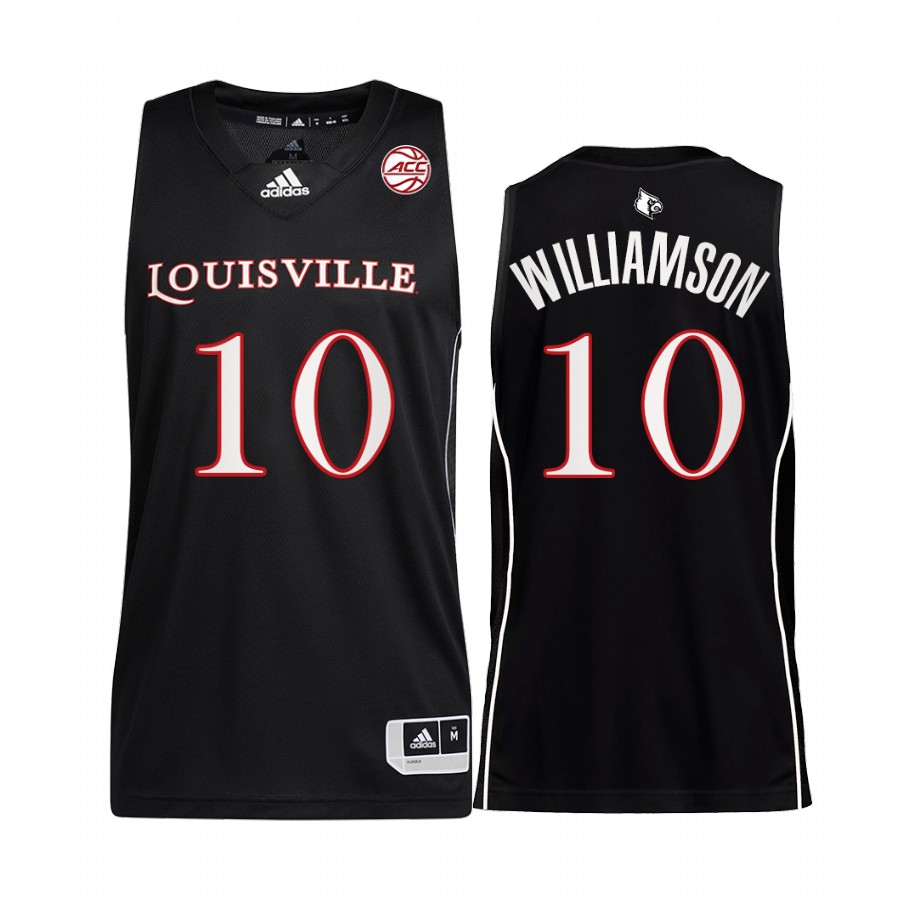 Samuell Williamson Louisville Cardinals Black Jersey 2022 College