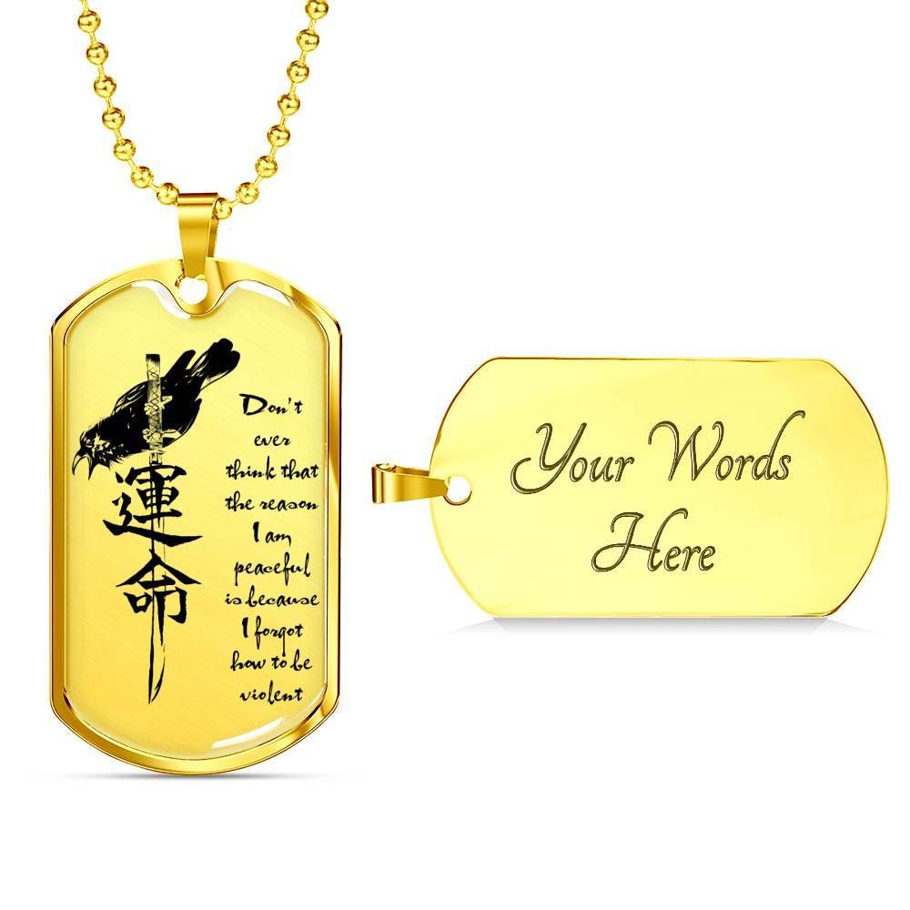 Samurai – Don’t Ever Think That The Reason – Military Ball Chain
