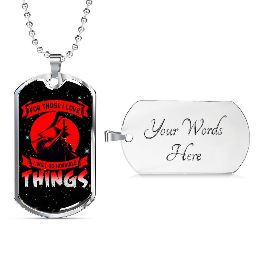 Samurai – For Those I Love I Will Do Horrible Things – Galaxy – Military Ball Chain