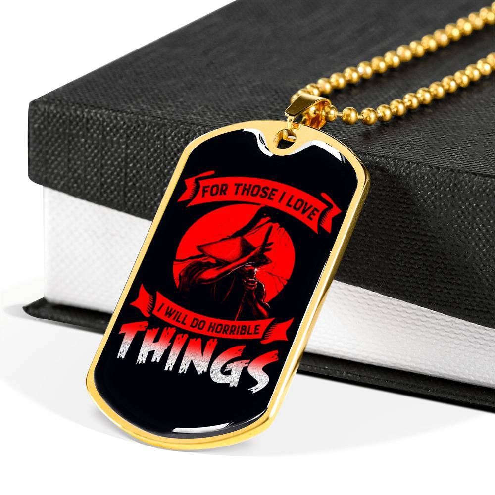 Samurai – For Those I Love I Will Do Horrible Things – Military Ball Chain