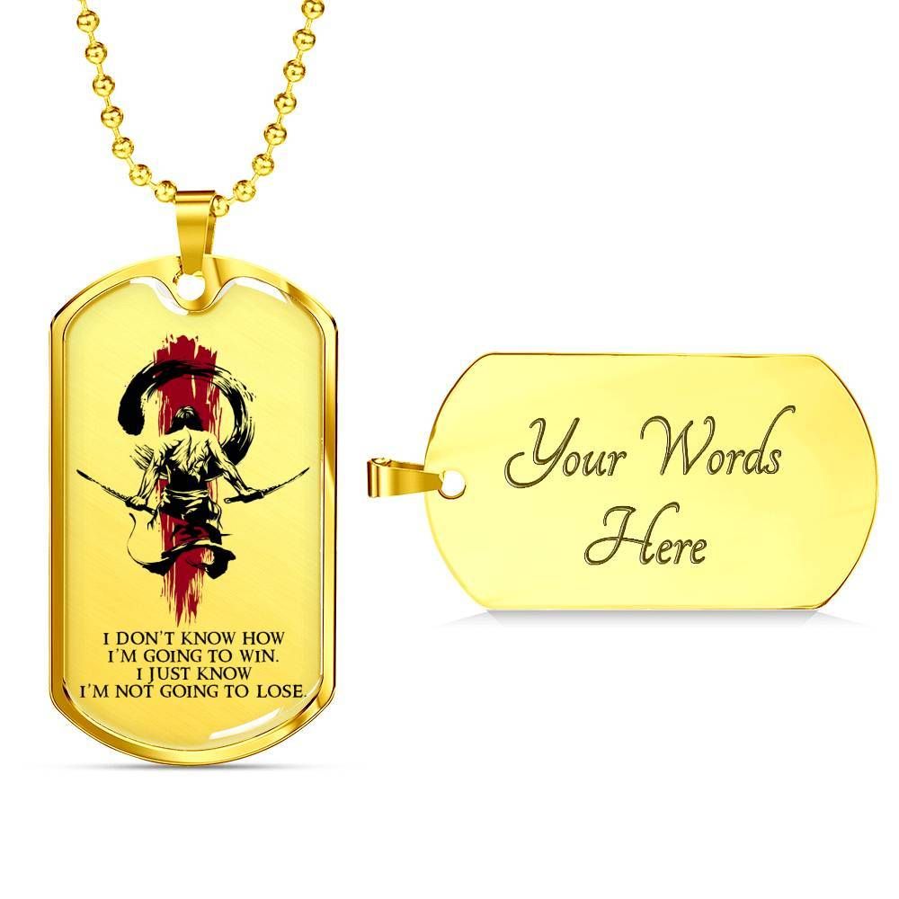 Samurai – I Just Know I’m Not Going To Lose – Military Ball Chain