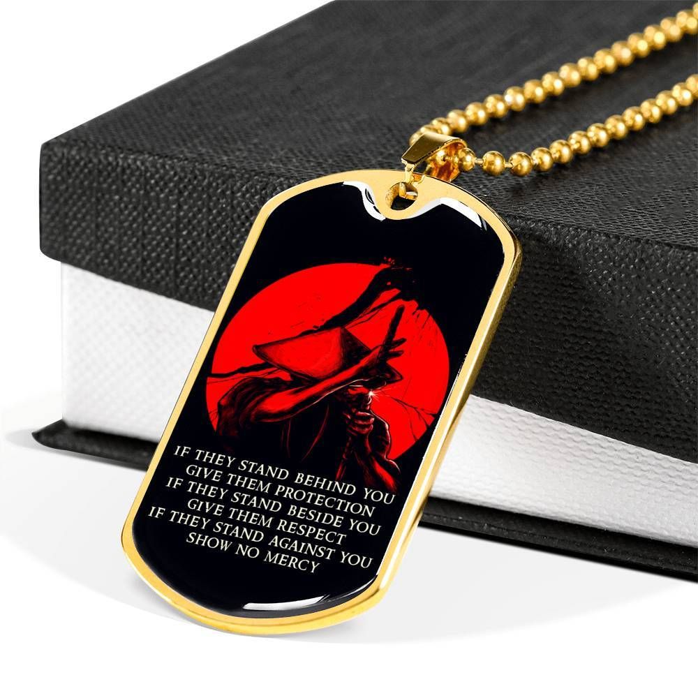 Samurai – IF – Show No Mercy – Black – Military Ball Chain