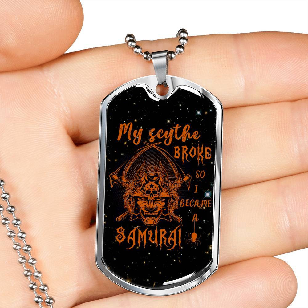 Samurai – My Scythe Broke So I Became A Samurai – Galaxy – Military Ball Chain